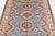 2020s Fine Kazak Rug 5’2” X 6’2” Blue Wool Tribal Hand-Knotted Oriental Carpet For Sale - Image 5 of 12