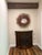 41 1/2" Height 16" depth 45 1/2" Width Pre owned Great condition Habersham Plaza Demilune Painted front 1 door Cabinet 2...