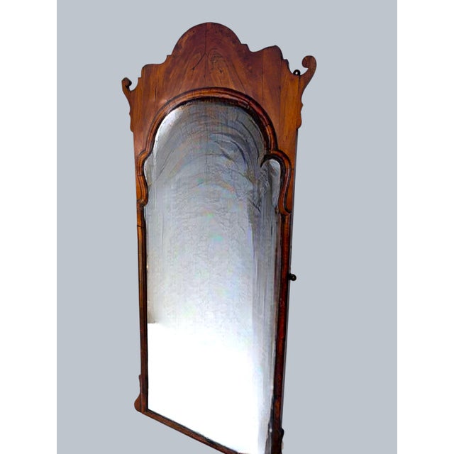 Traditional George IV Walnut Framed Wall Mirror For Sale - Image 3 of 6