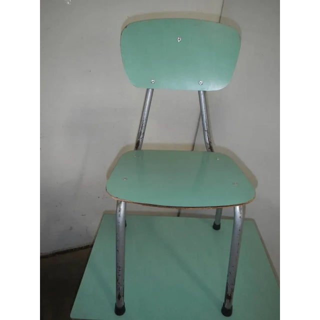 Forest Green Vintage Banquetti School, 1970s, Set of 2 For Sale - Image 8 of 13