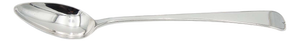 Silver Rice Spoon with Grooves on the Handle