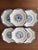 Blue Fructidor Pattern Dinner Plates in Earthenware from KG Lunéville, 1950s, Set of 6 For Sale - Image 8 of 8