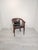 Interwar Wooden Office Chair in Natural Leather, 1890s For Sale - Image 3 of 15