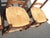 Set of Four Antique French Country Brown Rush Ladderback Chairs For Sale - Image 12 of 18