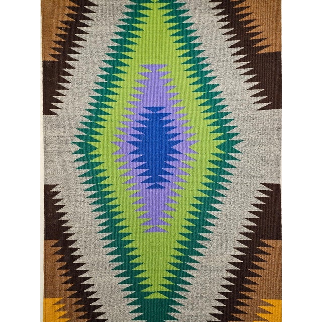 Mid 19th Century Mid 19th Century Navajo Style Rug For Sale - Image 5 of 12