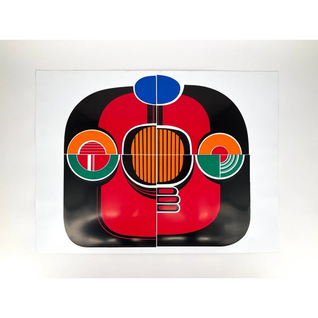 A print * a screen print * on light, smooth cardboard * inscribed on the reverse * by gerd winner (born 1936) * proof –...