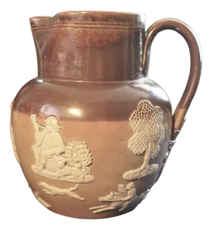 Stoneware Harvest Jug, 1890s