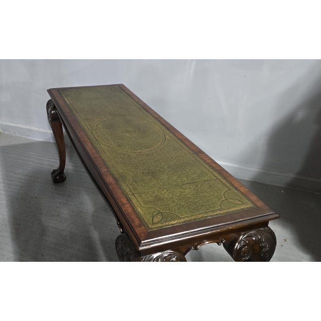 Brown Mahogany Sofa Console, 1880s For Sale - Image 8 of 17