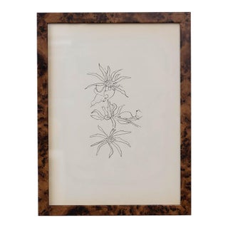 Original Mourlot Floral Lithograph by Georges Braque, 1955 For Sale