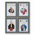 Set of four framed poster’s titled “Turnowsky’s Art Show” from Japan. These vintage poster’s are in gold frames and each...