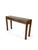 Wood Spanish Bamboo and Smoked Glass Console Table, 1970s For Sale - Image 7 of 7