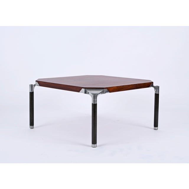 Square Urio Coffee Table attributed to Ico Parisi for Mim Roma, Italy, 1960s For Sale - Image 3 of 16