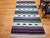 Vintage American Southwestern Kilim, Handwoven Wool, Stripe Pattern, Ivory & Green, 4x8 For Sale - Image 16 of 16