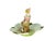 Ernst Wahliss, Art Nouveau Sculpture of Figural Tray with Maiden & Lily Pads, 1890s-1910s, Porcelain For Sale - Image 4 of 11