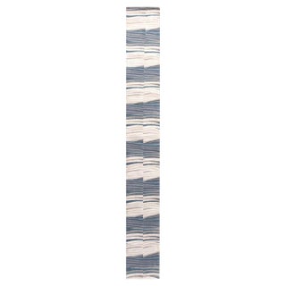 Modern Abstract Wool Runner Hand-Knotted in Tibet by Doris Leslie Blau For Sale