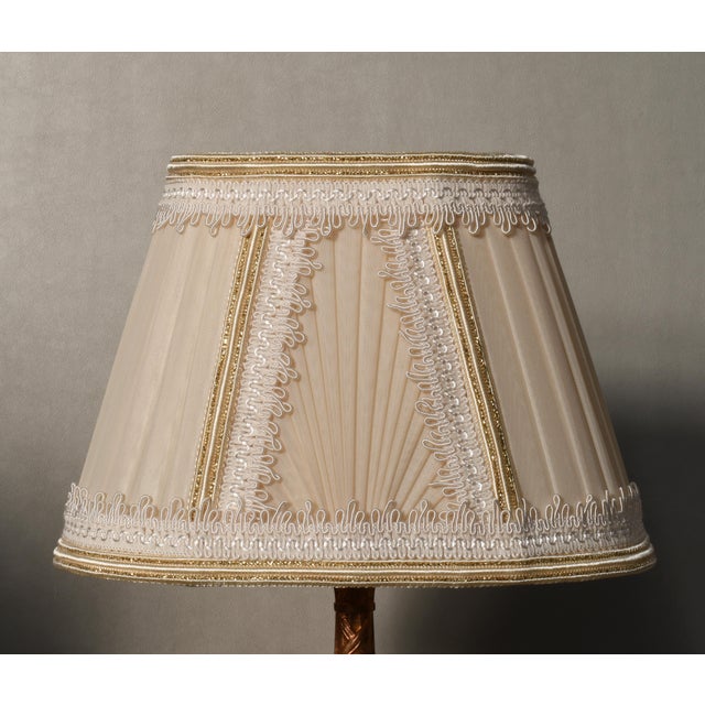Metal French Art Deco Table Lamp by Cherrier & Besnus 1920s France For Sale - Image 7 of 13