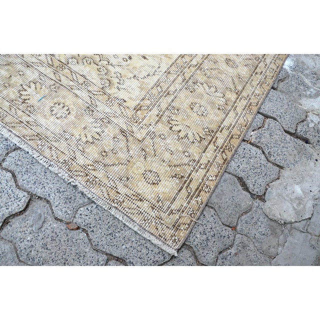 Decorative Handknotted Floor Rug For Sale - Image 9 of 11