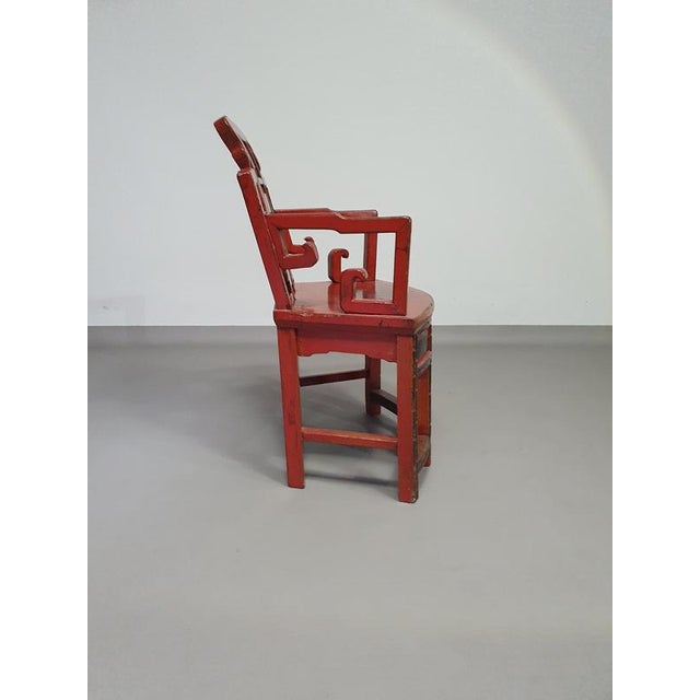 French Chinoiserie Altar Chairs and Side Table, Set of 3 For Sale - Image 18 of 18