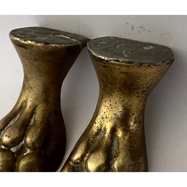 Antique French Cast Brass Table FeetSet of 2 Chairish