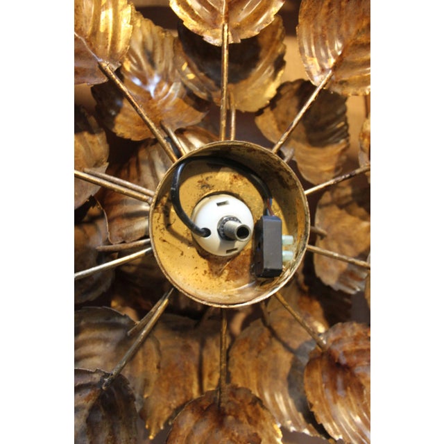 Masca Floral Wall Light, 1970s For Sale - Image 10 of 11