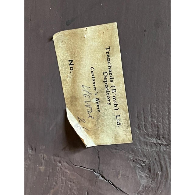 1780 George III Chest of Drawers on Bracket Feet With Brushing Slide & Secret Sovereign Drawer For Sale - Image 12 of 13