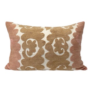Bahar Suzani Lumbar Pillow For Sale