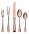 Mepra Epoque 5-Piece Flatware Set, Bronze For Sale