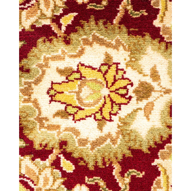 Traditional Mogul, One-of-a-Kind Hand-Knotted Area Rug in Red, 4' 9" x 7' 4" For Sale - Image 3 of 8