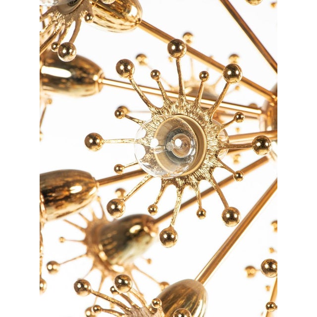 Starburst Pistil Dandelion Ball Pendant Light from Palwa, 1960s For Sale - Image 3 of 13