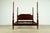 A gorgeous Georgian or Chippendale style four-poster king size bed By Baker Furniture, "Historic Charleston" Collection...
