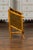 Chinoiserie English 1900s Bamboo Leather Canterbury Magazine Rack with Chinoiserie Motifs For Sale - Image 3 of 12