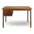 Scandinavian Teak Desk with Suspended Storage Unit For Sale - Image 6 of 6
