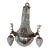 1970s Bronze and Crystal Deer Head Stag Sconce For Sale