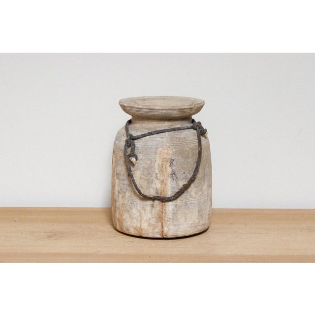 Antique Wooden Vase-Jamba For Sale - Image 9 of 9