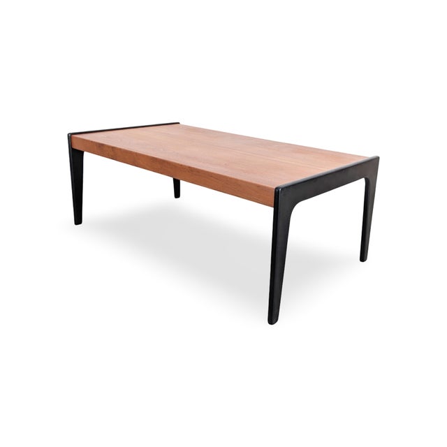 Mid-Century Modern Mid-Century Teak Coffee Table For Sale - Image 3 of 9