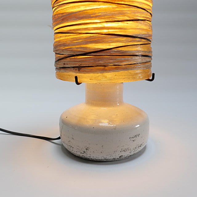 Vintage Ceramic, Resin and Fiberglass Lamp from Accolay For Sale - Image 6 of 9