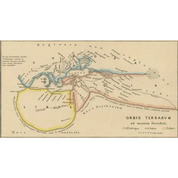 Maps of the Ancient World on One Sheet, 1880 For Sale - Image 3 of 9