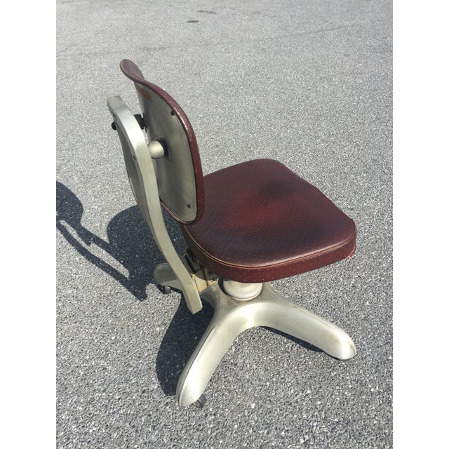Vintage Art Metal Co Industrial Aluminum Swivel Office Chair Chairish