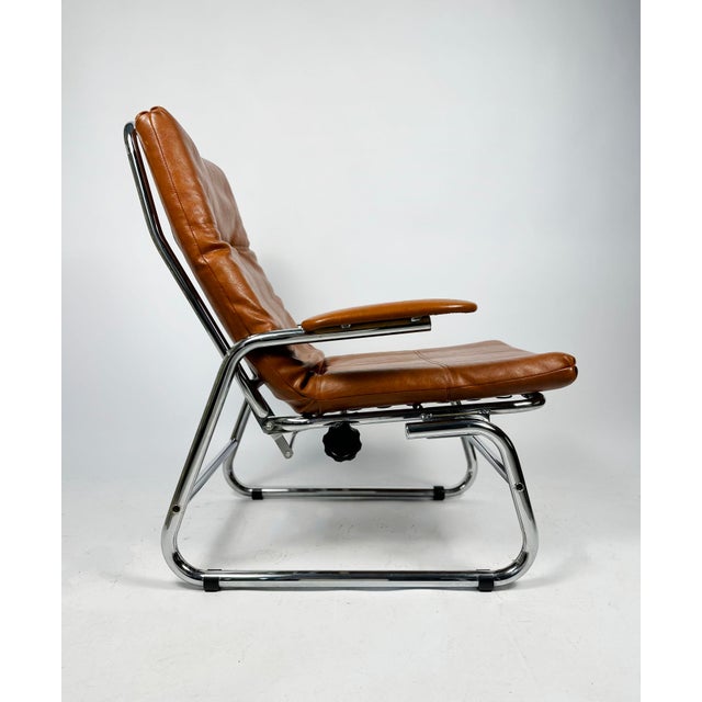 Bauhaus Vintage Reclining Lounge Chair, 1970s For Sale - Image 3 of 8
