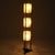 Timeless Mid-Century warmth with this striking 1950s architectural floor lamp. Crafted with an open-frame warm teak...