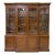 Maitland Smith Georgian Style Mahogany Breakfront China Cabinet For Sale