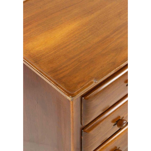 Wood Stettin School Chest of Drawers in Walnut Wood, Italy, 1950s For Sale - Image 7 of 12