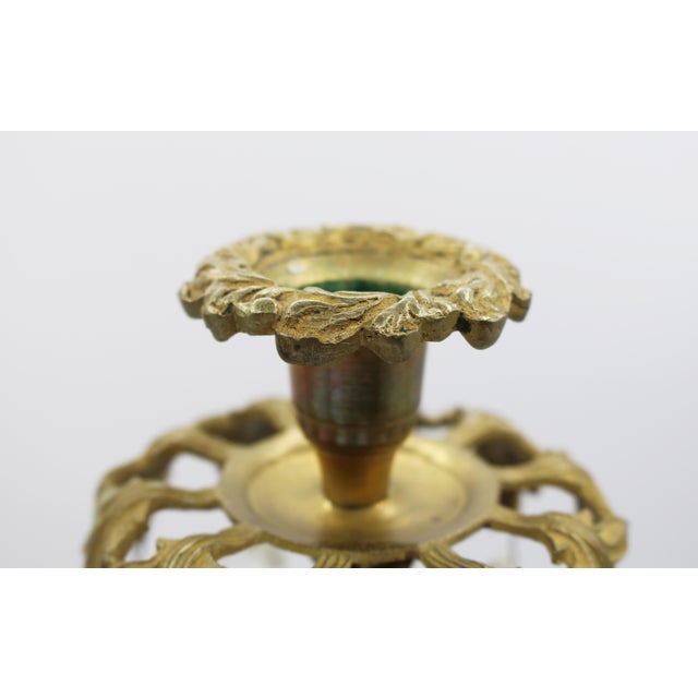 Late 19th Century Circa 1870 Likely English Pair of Neoclassical Urn Form Girondoles For Sale - Image 5 of 10