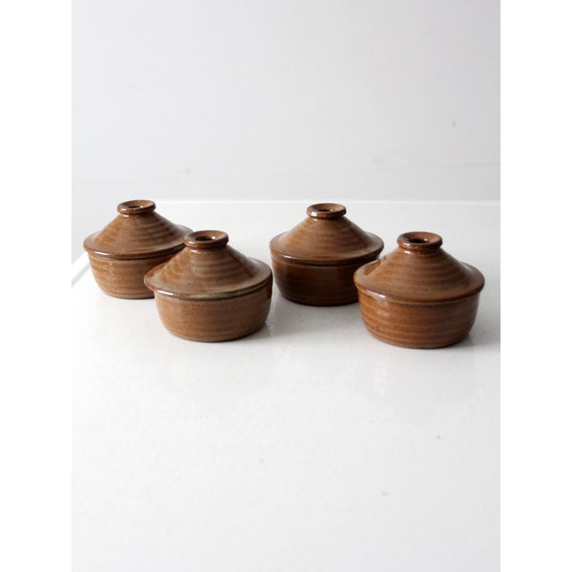Vintage Crock Bowls Set of 4 For Sale - Image 10 of 12