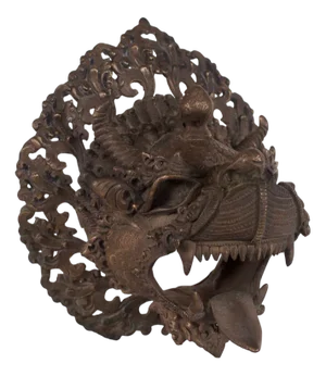 Nepalese Dragon Wall Mounted Incense Burner, 1920s