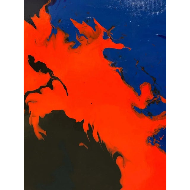 1970s 1970s Abstract Modern Painting For Sale - Image 5 of 13