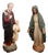 Lifesize Italian Mary and Joseph & Jesus Statues, 1920s, Plaster, Set of 2 For Sale