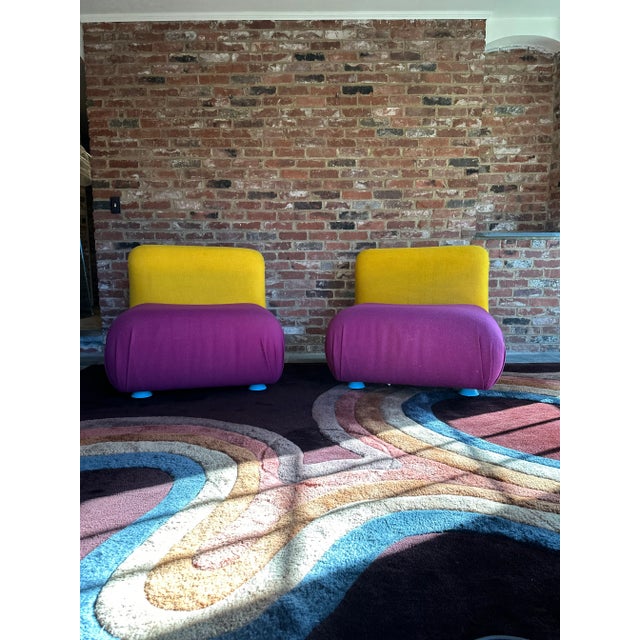 Baughman was inspired by the courageous young avant-garde designers known as the Memphis Group that burst on to the works...