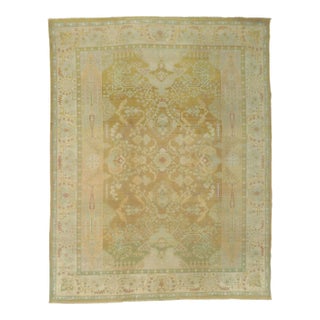 Antique Indian Agra Rug - 09'09 X 12'05 For Sale