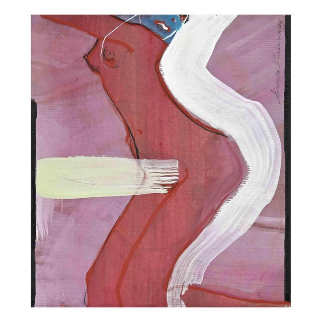 Anastasia Kurakina, Morning Lines, Watercolor, 2016 For Sale